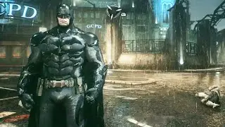 Batman Arkham Knight Batsuit V7.43 Post Arkham City Skin Gameplay (All HD)