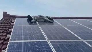 Automatic Solar Panel Cleaning Robot Automatic Solar Panel Cleaning Robot with mobile app control