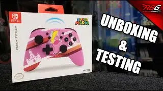 Nintendo Switch Wireless Horipad Unboxing & Testing - Princess Peach Edition - Red Bandana Gaming