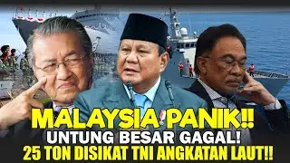 MALAYSIA KENA GETAHNYA!! TNI AL SIKAT TIMAH GELAP 25 TON DI SELAT BANGKA