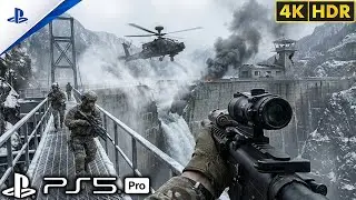 (PS5) The Dam Was Blown Apart &ndash; U.S. Army Survives the Flood | Realistic Gameplay [4K60] Battlefield