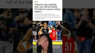Kayla Thorton is out for the season 😢🙏🏽 #wnba #goldenstatevalkyries