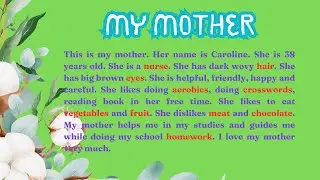 [ SPEAKING PRACTICE] My mother