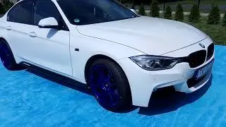 Bmw  f30 m perormence white   Japan  Racing Jr 21  Platinium&nbsp;blue