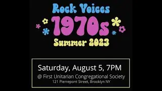 Rock Voices Brooklyn Heights Concert Gordon Lightfoots If I You Could Read My Mind Love 080523