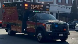 Westmont Fire Department Medic 183 and Tri-State Fire Protection District Medic 122 Responding