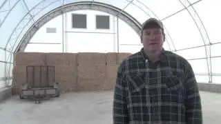 Gabriel Grenier of Les Entreprises Avicoles Grenier Inc , 40L8' X 60' Atlas Building Series for Hay