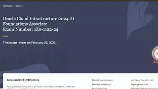 [Breaking News] 1z0-1122-24 OCI AI Foundations Associate Extend Retirement to Feb 28, 2025
