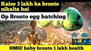 How To Breed Bronto In Ark Game | My Op Bronto Egg Hatching | Ark Breeding | Indian Gamer