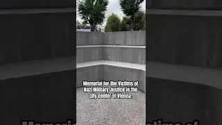 Мемориал жертвам нацистской военной юстиции в центре Вены. #история