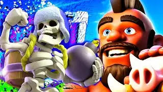 Best Giant Skeleton Hog Deck! Anti Meta. TOP-4 in the World / Clash Royale