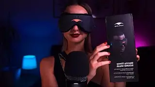 ASMR | Распаковка маски для сна Manta 💤 (постукивание, царапание, шепот)