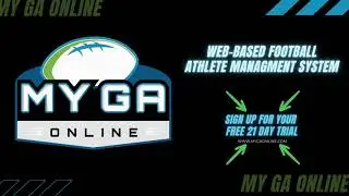 2021 Demo My GA Online: Web-Based Football Athlete Management System