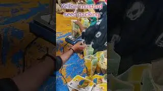 Yellow mustard seed packaging #mustard #seeds #seedprocessing
