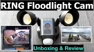 RING Floodlight Camera Wired Plus Installation, Demonstration and Review [RING FLOODLIGHT PLUS CAM]