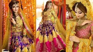 Bridal Mehndi Dress Designs 2021| Mayon Dress Designs |Ubtan Dress Designs