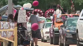 Austin High School 2020 Class celebrated with car parade