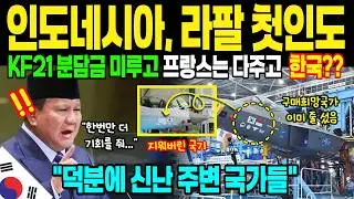[해외감동사연]인도네시아 결국 프랑스 라팔을 인도받고, 깨달았다. 자신들이 버린건 KF-21이라는 전투기 하나뿐이 아니었다는걸...