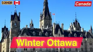 WINTER OTTAWA, CANADA, 2024, 4K