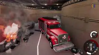 Fire Truck and Police Car in Beaming | BeamNG Drive with new update | Please give your Feedback