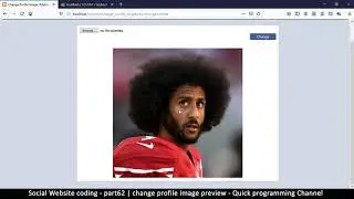 Social Website from scratch - Part 62 - Change profile Image preview | OOP PHP with MYSQL Database