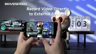MOVE SPEED Flash Drive, External SSD with 1000MB/s Read Write Speed, USB 3.2 Gen2