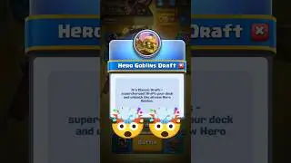 Hero Goblins Draft 🤯 | clash royale challenge | #shorts #clashroyale #viralvideo