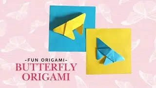 Simple Easy Butterfly Origami - Paper Butterfly