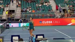 Aryna Sabalenka (UHD 4k 60fps) Miami Open 2022 Rd 1- Court Level