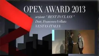 Vestas Nacelles Italia &ndash; Operational Excellence Award &ndash;