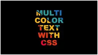 Multi Text Effect With CSS | Pure CSS Gradient Text Effect | CSS Effects | Source coder 