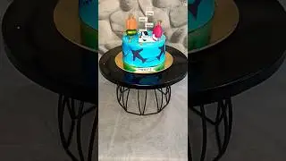 Cake for traveller✈️🌍🧳💙|#cake #cakeshorts #travel #youtubeshorts #shorts #viral #subscribe