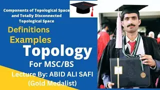 Components of Topological Space|| Totally Disconnected Topological Space|| Urdu/Hindi|| Topology
