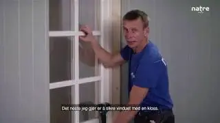 Innsetting av vindu fra innsiden