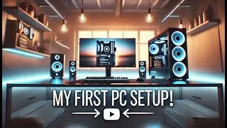 My First PC Setup! A New Beginning in English