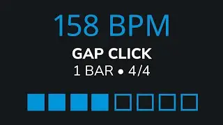 158 BPM GAP CLICK - 4/4