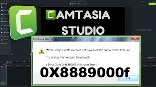 How to fix Error Code 0X8889000f in Camtasia | HINDI | URDU |