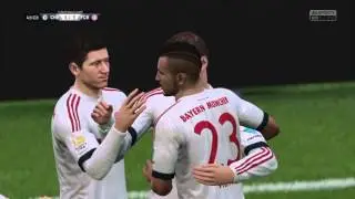 FIFA 16 Быстрый матч 2:1 CHE - FCB коментаторы Генич и Черданцев
