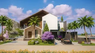 Level 25 PUBG Home Design | Ultra Realistic Modern House Build with Supercars & Palm&nbsp;Trees&nbsp;🌴🏠🔥