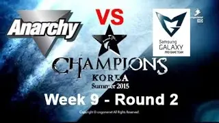 Anarchy vs Samsung Galaxy LCK Summer 2015 | Round 2- Week 9 - Game 1
