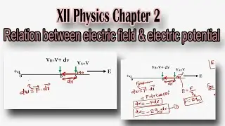 Preparation for NEET | JEE | CBSE Tamil | Relation between electric field & electric potential