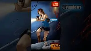 My Resident Evil art, in motion! #art #residentevil