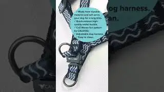 🤍 Deluxe Dog Harness #calidog