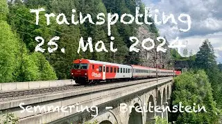 Semmeringbahn Trainspotting 25. Mai 2024