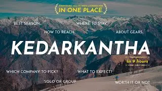 I Hiked Kedarkantha ALONE (Speed Hike) In Just 9 Hours.