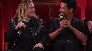 Sam Reid, Jacob Anderson & Eric Bogosian sat down with Josh at MTV to discuss season 3 of #IWTV ❤️​🩸