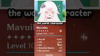 How I LEVEL 100ed THE WORST CHARACTER in Genshin Impact