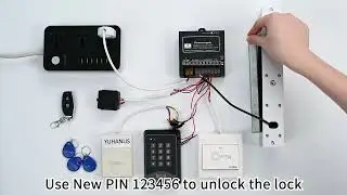 door access system with remote controller