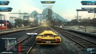 Need For Speed Most Wanted 2012: All Heroes DLC Pack Cars (Stock) vs. Most Wanted BMW M3 GTR