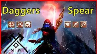 New world Aeternum  ADAGAS e Lan&ccedil;a Build PvP para jogar  Arena 3x3  Na Season 10